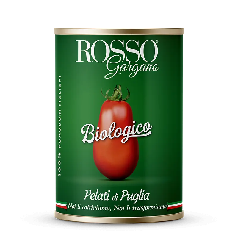 Kooritud tomatid Pugliast 400gr - Mahe