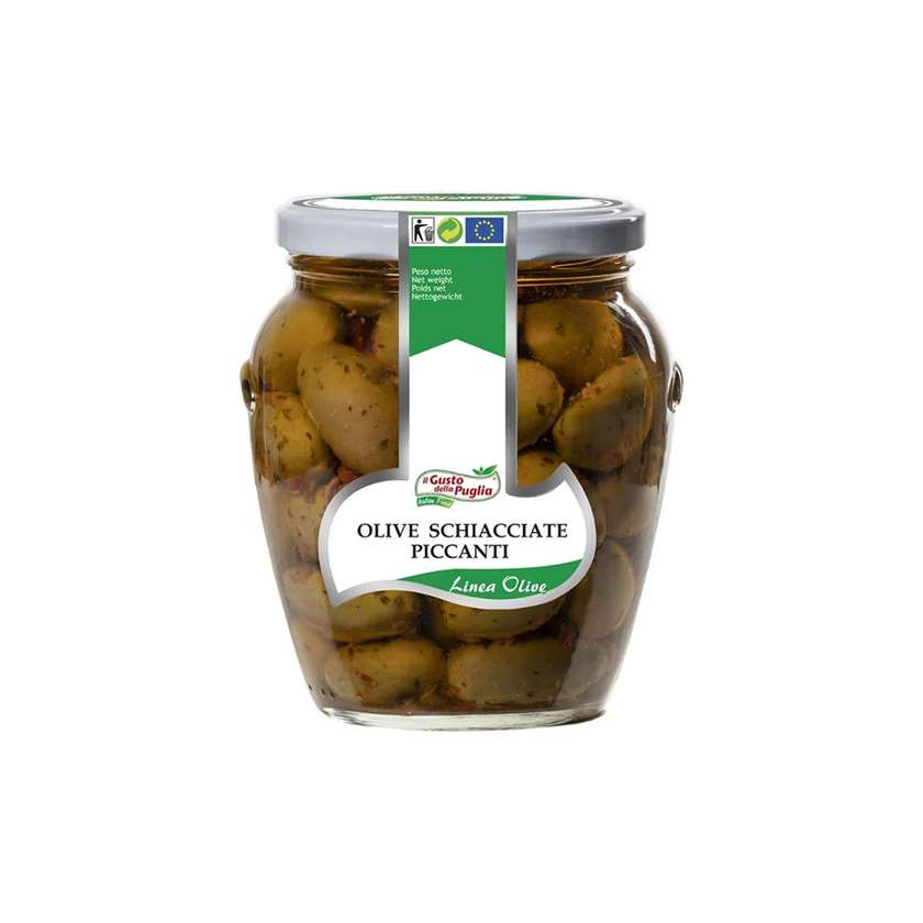 Crushed spicy olives