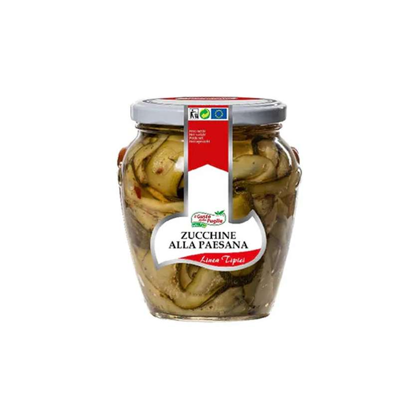 Marinated zucchini with spices